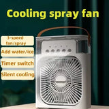 3 In 1 Fan AIr Conditioner Household Small Air Cooler LED Night Light